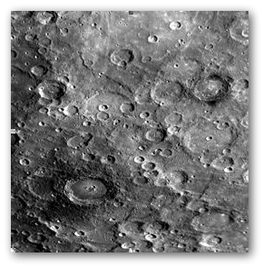 Imagen de Mercurio tomada por la sonda Messenger de la NASA