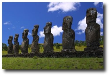 Moai en Rapa Nui Isla de Pascua