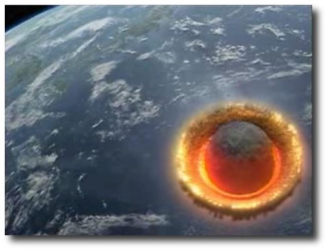 Meteoroide en colision con La Tierra