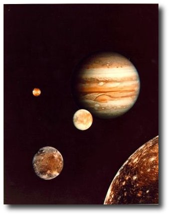 Lunas y satelites de Jupiter